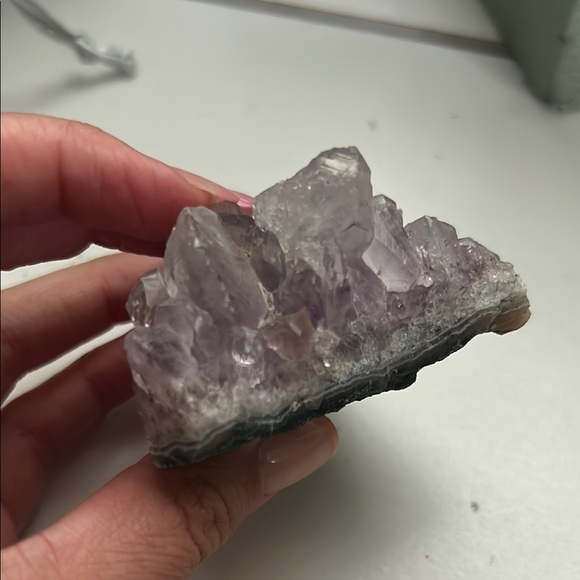 Amethyst Crystal Cluster Home Accent - Picture 4 of 4